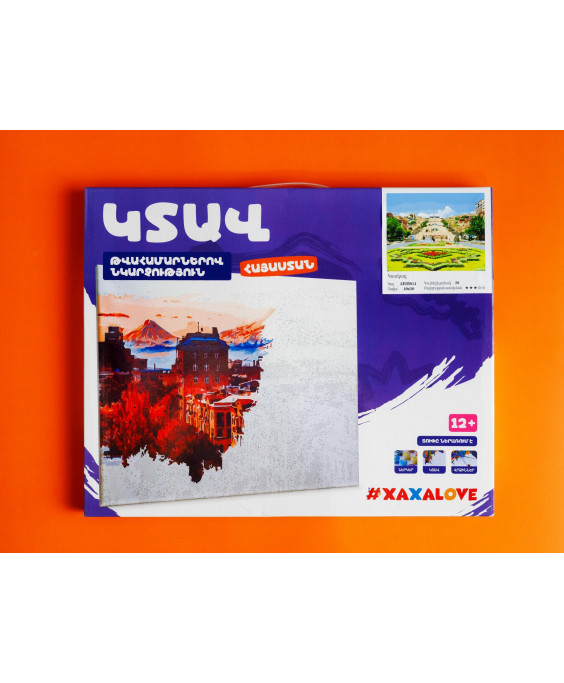 Նկարչություն ըստ համարների 51x41x2սմ