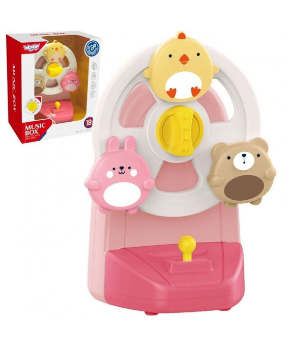 Երաժշտական ​​ուսուցողական խաղալիք Woopie Baby Animal Carousel
