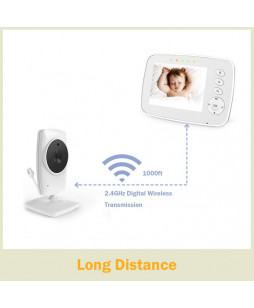 Ռադիոդայակ տեսախցիկով, baby monitor 2 x խոշորացում