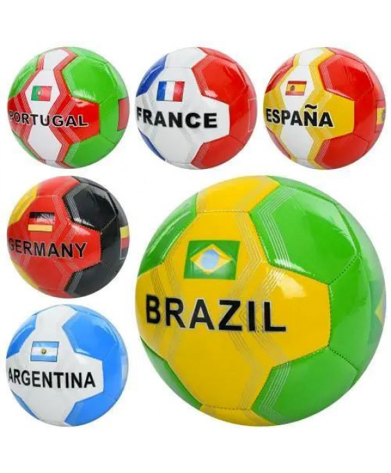 Ֆուտբոլի գնդակ դրոշներով, երկրների անվանումներով