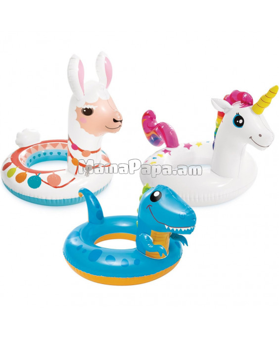Լողի օղակ Llama, Dinosaur, Unicorn