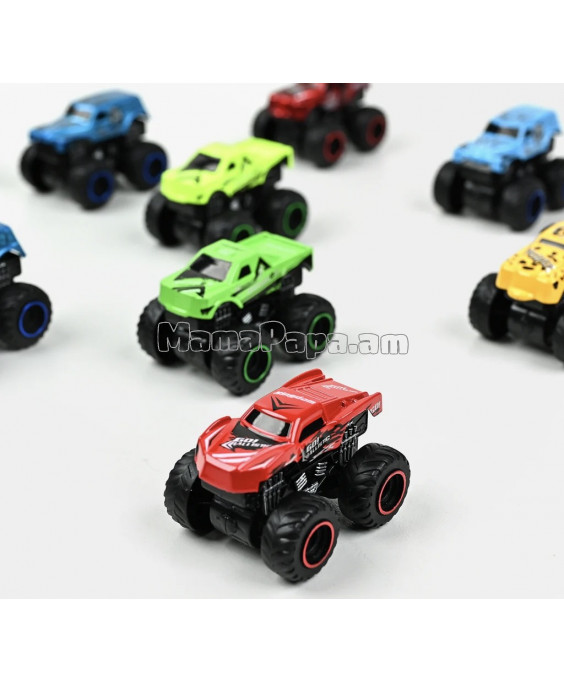  մեքենաների հավաքածու 12 հատ տուփով monster truck