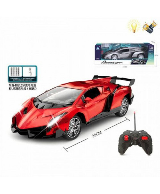 Հեռակառավարվող մեքենա Lamborghini լիցքավորվող մարտկոցով 1:12