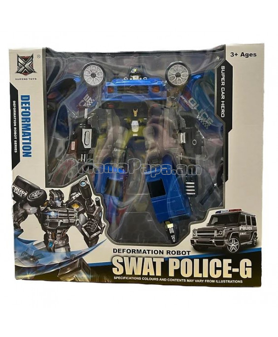  Տրանսֆորմեր ռոբոտ մեքենա Mercedes Police