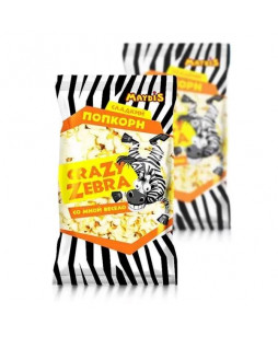 Ադիբուդի / Պոպկորն աղի «Crazy Zebra» -80գ.