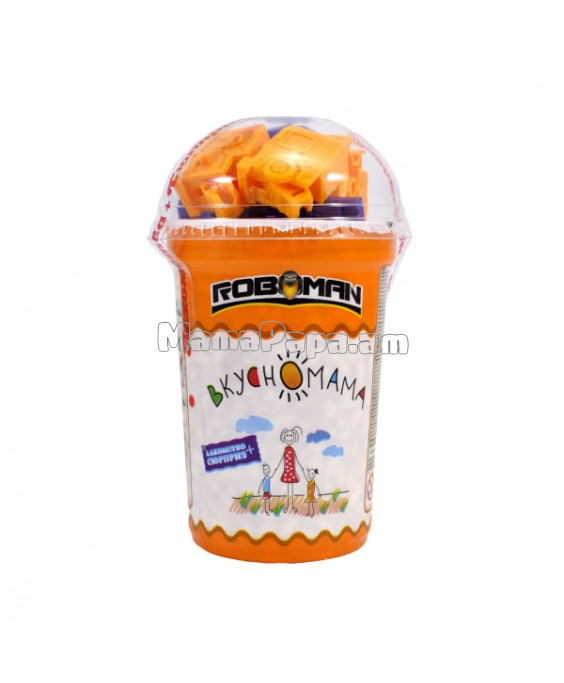 Փքեցված բրինձ կարամելի մեջ «Roboman-Surprise» -70գ. 