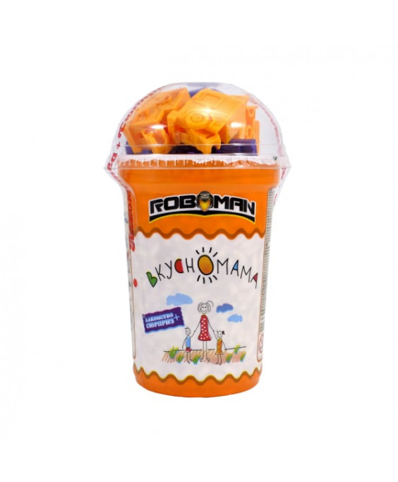 Փքեցված բրինձ կարամելի մեջ «Roboman-Surprise» -70գ. 