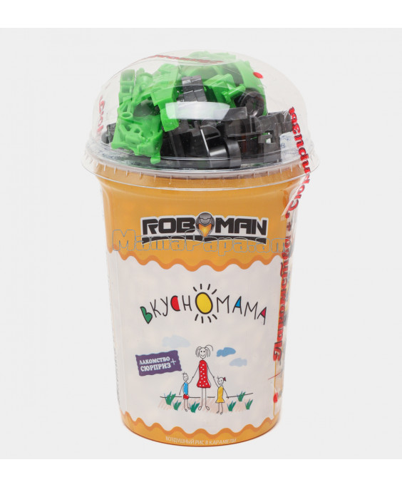 Փքեցված բրինձ կարամելի մեջ «Roboman-Surprise» -70գ. Փքեցված բրինձ կարամելի մեջ «Roboman-Surprise» -70գ.